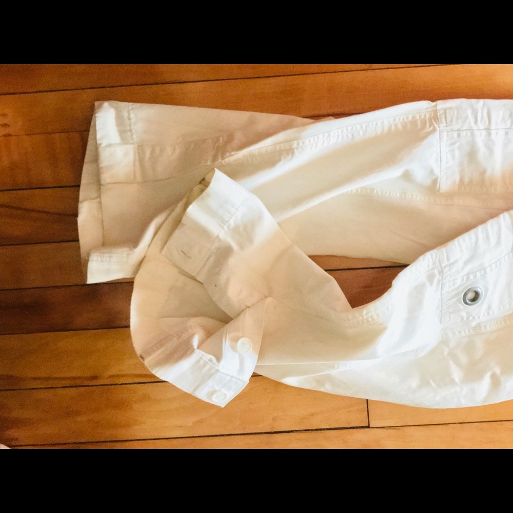 White Cargo Pants by Marc Jacobs